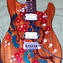 Gitara - inne próbki dekoracji szablonowych